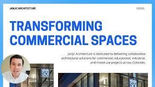 Web Design Case Study: Commercial Architecture Firm