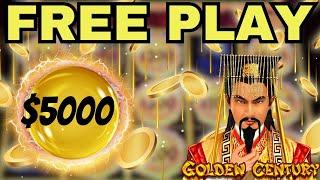 OMG! ANOTHER EPIC SESSION WITH JUST FREE PLAY! LOVE GOLDEN CENTURY!