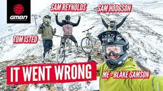 I Rode With All The MTB Superstars! | CRAZY SNOW DAY