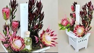 Tropical #tutorial Gift Arrangement #floraldesigner Vlog