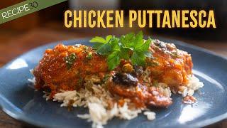 Chicken Puttanesca Mediterranean Style