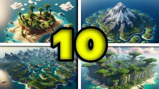 TOP 10 NEW ISLAND SEEDS IN MINECRAFT 1.21+