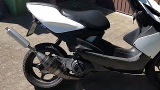 Yamaha Aerox 100cc 2 FAST.. first run.