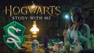 3 HOUR HOGWARTS Study With Me  Slytherin House  ASMR Sound, Music, 25-5 Pomodoro Golden Snitch 