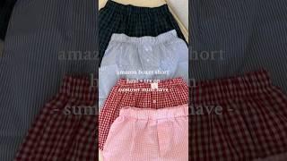 Boxer Short Haul + Try On - summer fashion must have #fashiontrends #fashion #amazon #amazonfashion