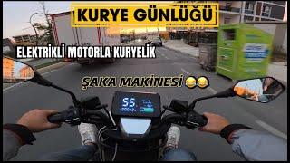 KURYE GÜNLÜĞÜ 19 | ELEKTRİKLİ MOTORLA KURYELİK | TORK CANAVARI