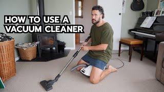 HOW TO USE A VACUUM CLEANER