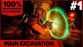 Doom 3: Resurrection of Evil 100% Cinematic Walkthrough (Hard, No Damage) 01 MAIN EXCAVATION