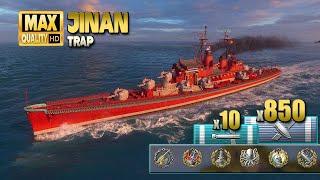 Cruiser Jinan with a huge 400k damage drama - World of Warships