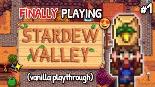 I played ONE WEEK of Stardew Valley! ‍