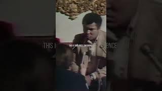 Muhammad Ali gets mad at Reporter