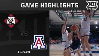 Arizona vs. Davidson Game Highlights | 2024-25 Big 12 Men's Basketball