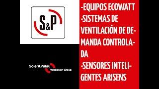 Equipos Ecowatt, Sistemas de ventilación de demanda controlada, Sensores inteligentes Airsens