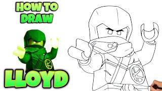 How To Draw LLOYD | LEGO Ninjago: Dragons Rising #drawing #legoninjago #ninjagodragonsrising