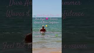  Beach Beauty Vibes with Diva Angel 🩷 | Summer Waves & Bikini Confidence ️ @DivaAngelLife