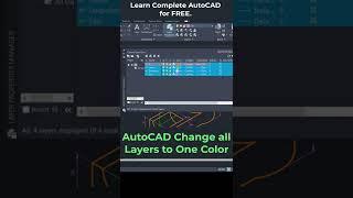 AutoCAD Change All Layers to One Color