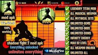 Shadow Fight 2 Mod Apk v2.40.0 || SF2 VIP Titan Mod  "Mod Apk + Unlimited All + Unlock All" In SF2