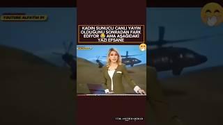 Kadın Sunucu Canlı Yayında Olduğunu Unuttu bian  #haber