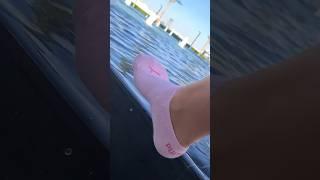 Cooling down my hot feet  #candid #feet #socks #barefoot #puma