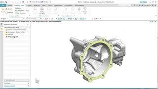 NX11 PMI Convert to PMI from 2D Drafting