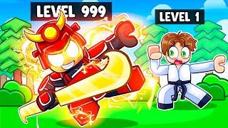 LEVEL 1 vs LEVEL 999 NINJA in Roblox