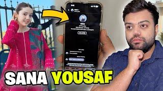 Sana Yusuf’s Murderer Messaged Me  | My Message To Young Girls 