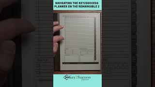 reMarkable 2 Navigating the Key2success Digital Planner