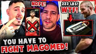 Tom Aspinall tells Alex Pereira to FIGHT MAGOMED + ALEX DECLINES! *FOOTAGE* Sean Strickland HEAVY!