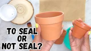 Seal or Skip? Prepping Terracotta Pots for Paint