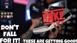 I WAS SOLD A FAKE PAIR OF 2024 JORDAN 3 "BLACK CEMENT" THESE ARE GETTING SCARY! BUYERS BEWARE!