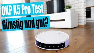 OKP K5 Pro Saugroboter mit Wischfunktion im Test - Was leistet der Einsteiger Staubsauger?