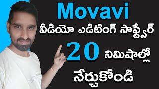 Best Video Editing Software | Movavi Video Editor | Learn Video Editing  Tutorial in Telugu