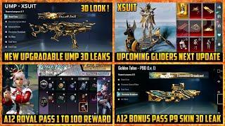  Anukhra UMP 3D Leaks | A12 Bonus Pass and Royal Pass 3d leaks | 3.7 Update Classic Crate Rewards