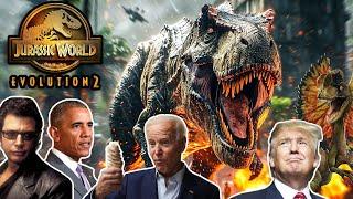 Presidents Play Jurassic World Evolution 2