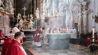 Primizmesse von Pater Alberich Maria im Kloster Neuzelle [Reupload]