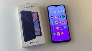 Распаковка Samsung A15 топ смартфон до 120 баксов или 13000 рублей 6/128 gb