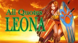 League of Legends Quotes - Leona