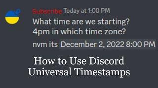 How to Use Discord Universal Timestamps (Tutorial)