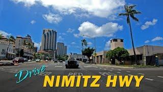 Nimitz Hwy | Downtown to Joint Base Pearl Harbor-Hickam | Honolulu, Oahu,  Hawaii 4K Driving