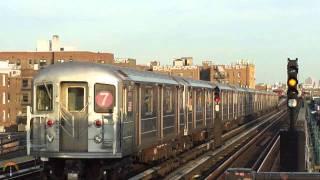 MTA Subways - 1984-87 Bombardier R-62A Subway Cars on the (7) Line