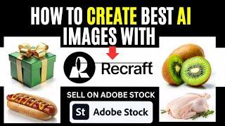 LIVE: How to Generate the Best AI Images with Recraft | Boost Quality & Sales on Adobe Stock!