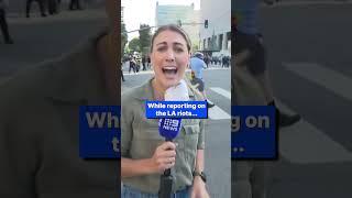 Australian news reporter shot on live TV by police in LA