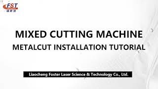 How to install ruida metalcut software for mixed co2 laser cutting machine