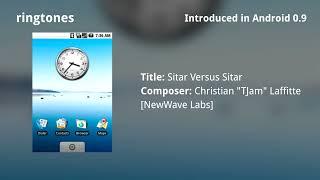Android 1.0-2.2 Froyo ringtones compilation