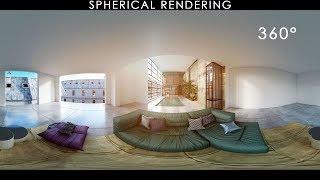 VRay Spherical Rendering 360 - 3D viewer and more