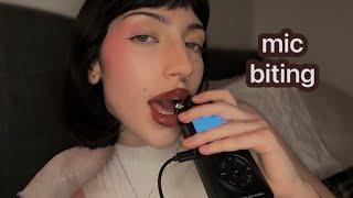 ⋆୨୧˚ Pure mic biting and mic licking to melt your brain | ASMR