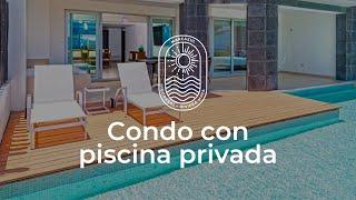 Condo con piscina privada en Mareazul Residences