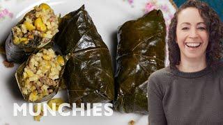 Dolmeh Barg Mo - Iranian Stuffed Grape Leaves | The Cooking Show