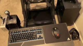 Xbox Series X - Corsair K63 lapboard and Dark Core RGB PRO SE - Working