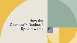 How the Cochlear™ Nucleus® System works